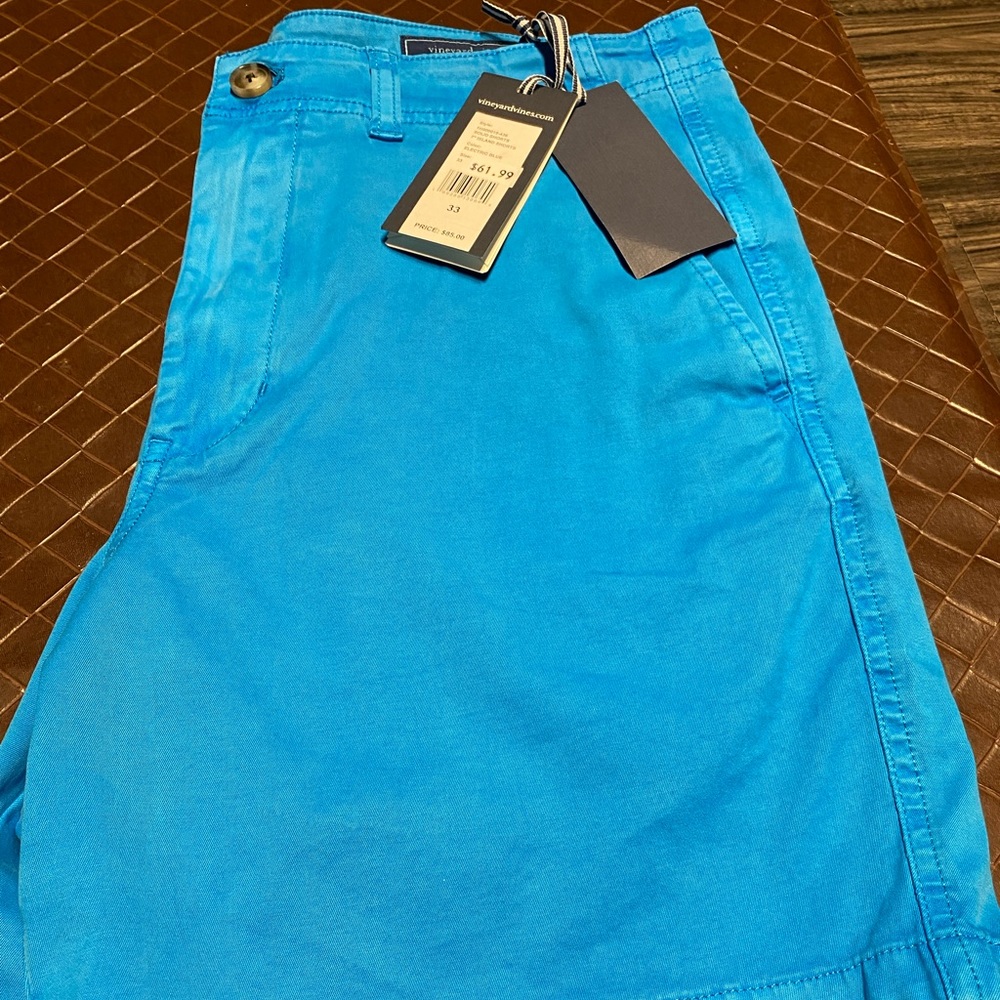 Men's Vineyard Vines 7 inch Island Shorts Blue
